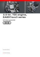 SSP 682 3.0 ltr. TDI engine EA897evo3 series - Self-Study Programme 